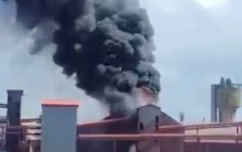 Gudang Pabrik NPK PT PIM Terbakar