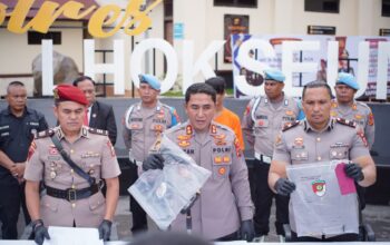 Polres Lhokseumawe Tangkap Pelaku Penembakan di Jembatan Cot Kumbang